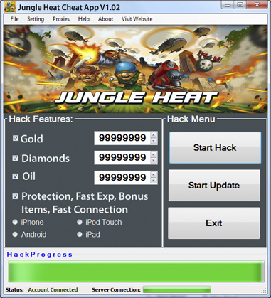 читы для Jungle Heat читы для Jungle Heat