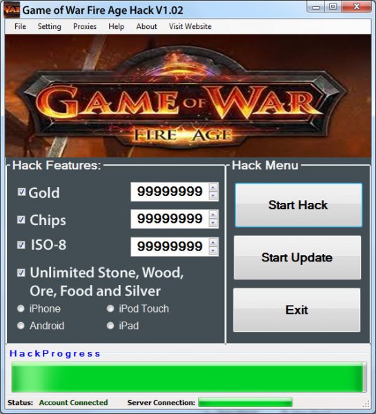 Game of War - Fire Age. Взлом игры.