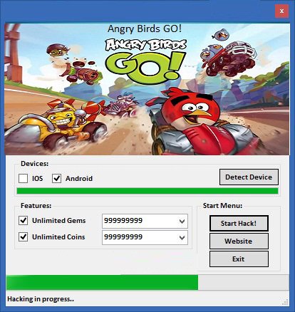Чит для Angry Birds Go на монеты Чит для Angry Birds Go на монеты