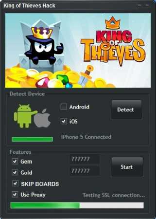 ВЗЛОМ King of Thieves. ЧИТ на кристаллы и золотые монеты.