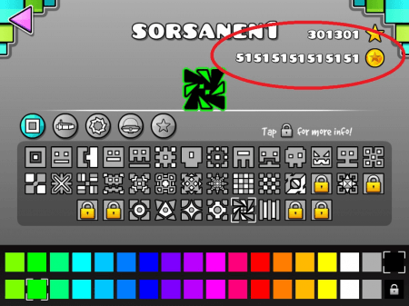 ВЗЛОМ Geometry Dash. ЧИТ на звезды, монетки, открыть все предметы.	