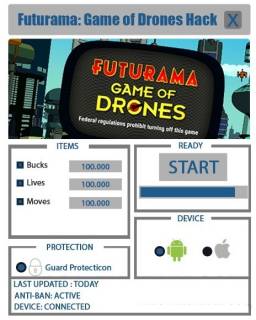 Чит на Futurama: Game of Drones