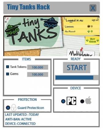 ЧИТ Tiny Tanks