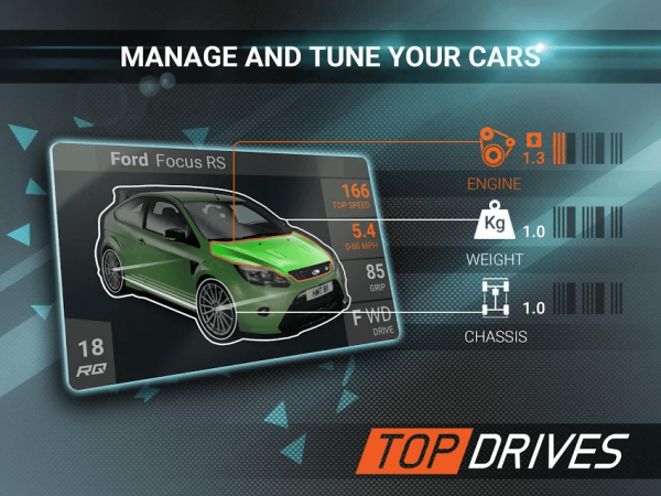 Взлом Top Drives деньги в один клик