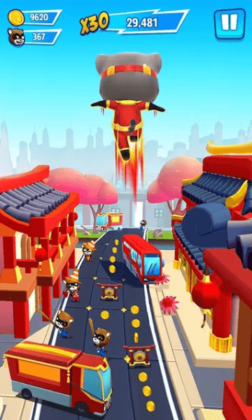 Взлом Talking Tom Hero Dash много денег