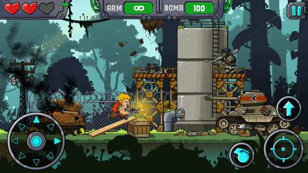 Взлом Metal Shooter: Super Soldiers много патронов