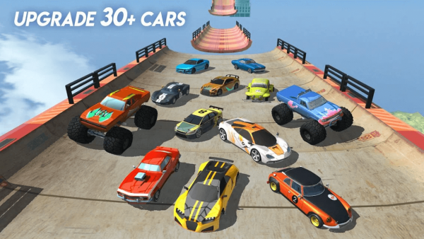 Взлом Mega Ramp Car Racing быстрая прокачка
