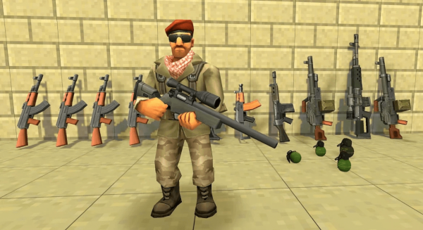 Взлом StrikeBox: Sandbox&Shooter много денег